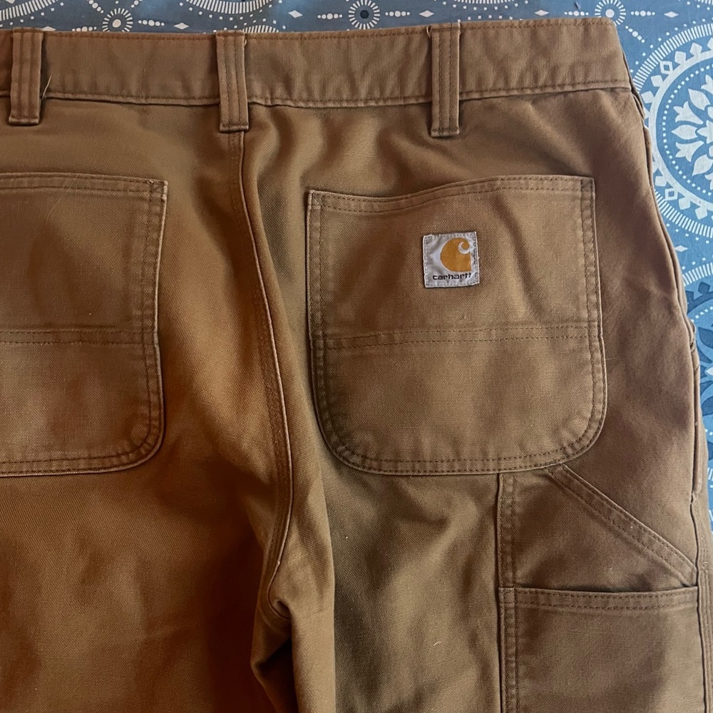 Carhartt Relaxed Fit Tan Workwear Pants Size 35x32
